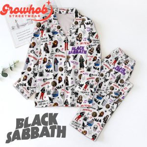 Black Sabbath Fans Paranoid Polyester Pajamas Set
