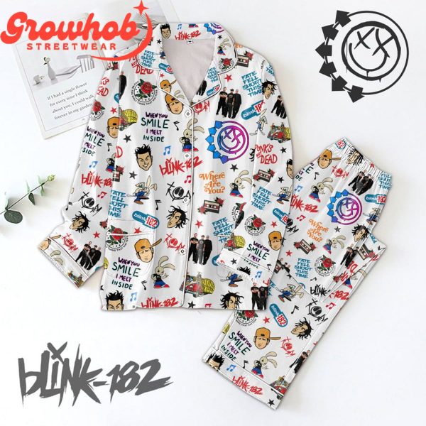 Blink-182 Where Are You Polyester Pajamas Set