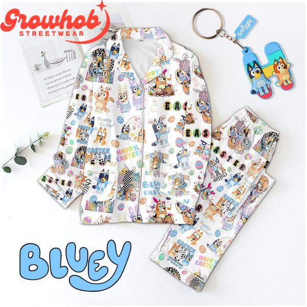 Bluey The Easter Fun Love Polyester Pajamas Set