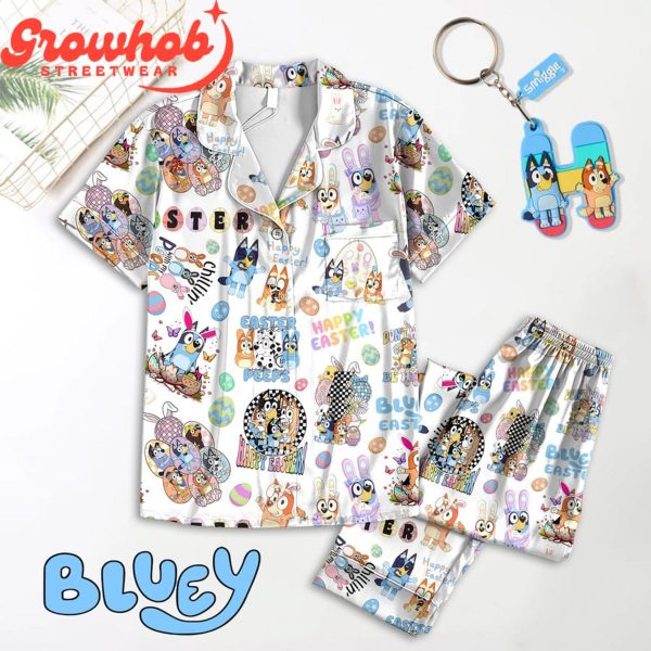 Bluey The Easter Fun Love Polyester Pajamas Set