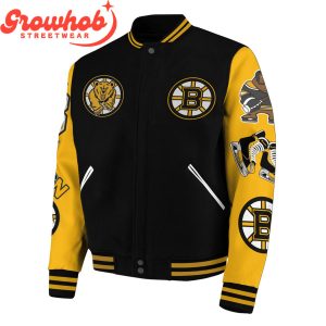 Boston Bruins Bruins City Est. 1924  Baseball Jacket