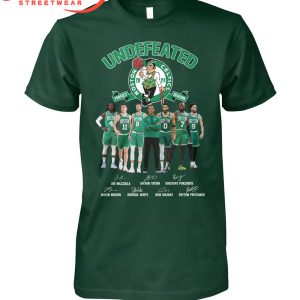 Boston Celtics Larry Bird Kevin McHale Robert Parish Red Auerbach T-Shirt