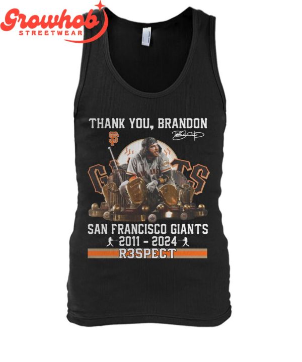 Brandon Crawford San Francisco Giants 2011-2024 Thank You T-Shirt