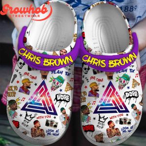 Chris Brown Fans Look At Me Now Crocs Clogs