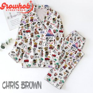 Chris Brown Fans Look At Me Now Polyester Pajamas Set