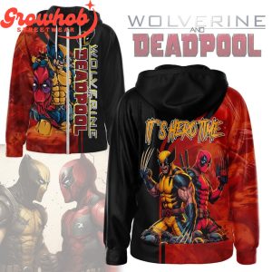Deadpool And Wolverine We’re Best Friends Black Baseball Jacket