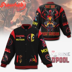 Deadpool Maximum Effort Anti Hero Baseball Jacket