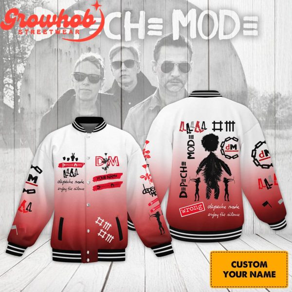 Depeche Mode Enjoy The Silence Personalized Baseball Jacket