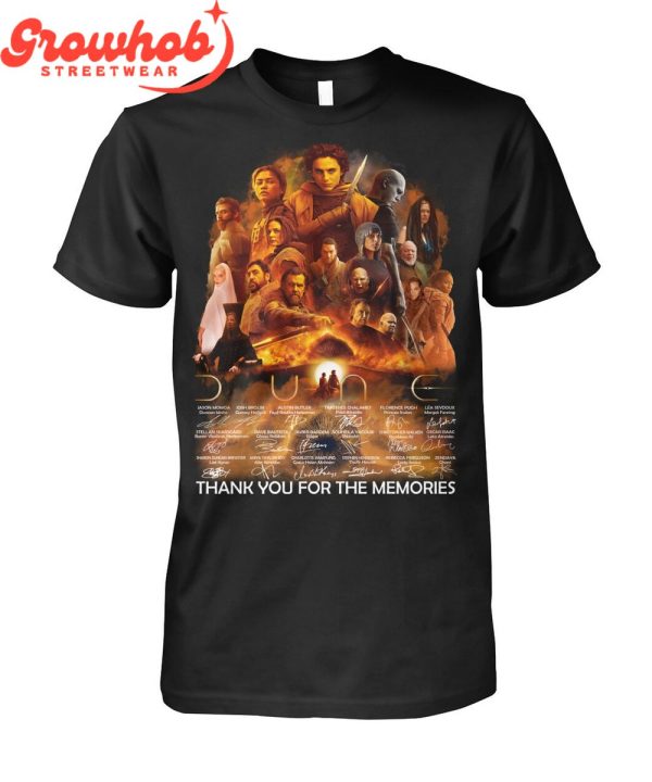 Dune Movie Fan Thank You For All Memories T-Shirt