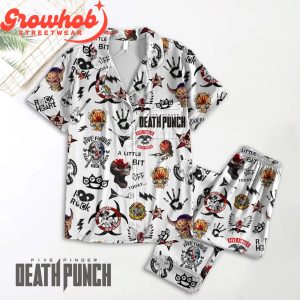Five Finger Death Punch Fans A Little Bit Polyester Pajamas Set