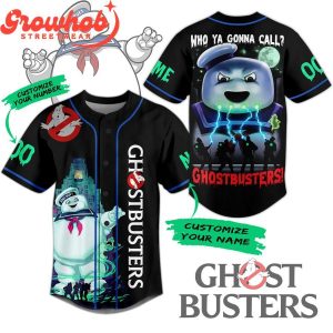 Ghostbusters Who You Gonna Call Custom Baseball Jersey