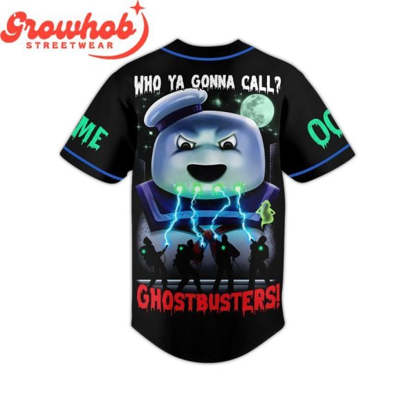 Ghostbusters Who You Gonna Call Custom Baseball Jersey