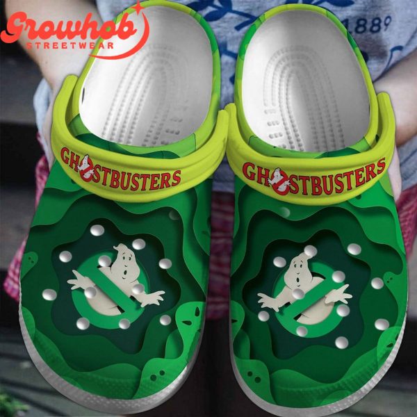 Ghostbusters Who You Gonna Call Green Crocs Clogs