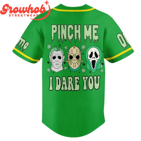 Ghostface Scream Halloween 13th Friday St. Patrick’s Day Personalized Baseball Jersey