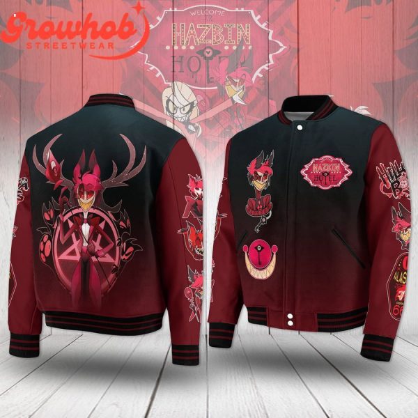 Hazbin Hotel Alastor Baseball Jacket