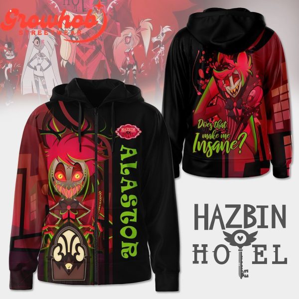 Hazbin Hotel Alastor Zip Hoodie