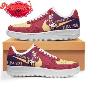 Hazbin Hotel Angel Dust NIKE Air Force Shoes