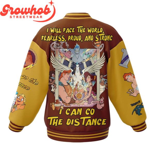 Hercules I Will Face The World I Can Co The Distance Baseball Jacket