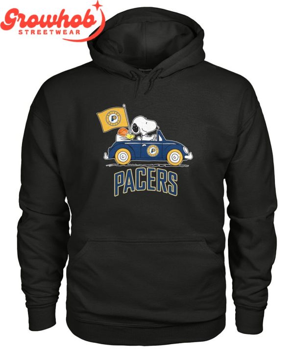 Indiana Pacers Peanuts Snoopy Fan Love T-Shirt