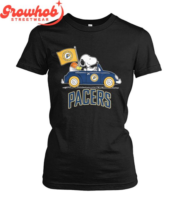 Indiana Pacers Peanuts Snoopy Fan Love T-Shirt