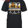 Iowa Hawkeyes Women’s Basketball Big Ten Champions 2024 T-Shirt