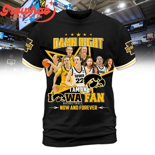 Iowa Hawkeyes Forever Fan  Black Hoodie Shirts