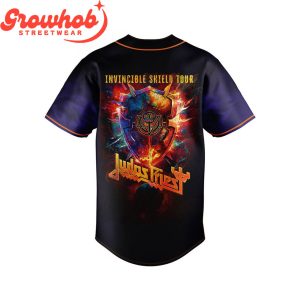 Judas Priest Invincible Shield Tour Personalized Baseball Jersey