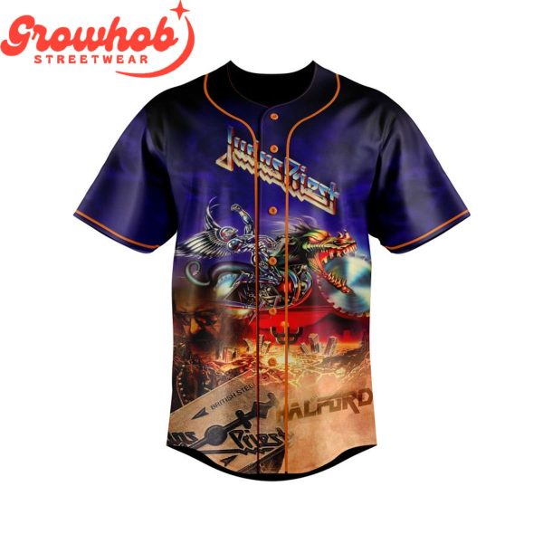 Judas Priest Invincible Shield Tour Personalized Baseball Jersey