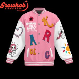 Karol G Bichota Season Pink Baby Baseball Jacket