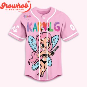 Karol G Bichota Season Pink Fairy Personalized  Baseball Jersey
