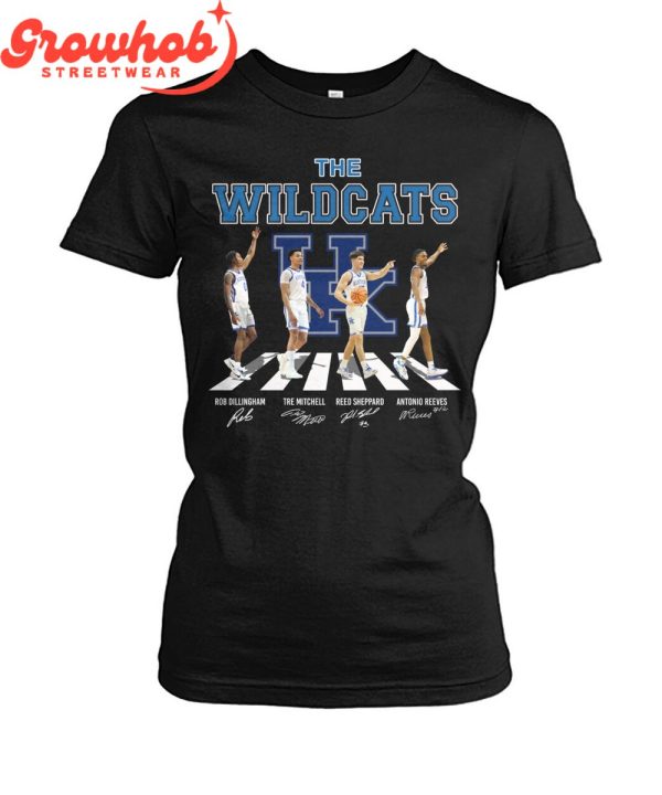 Kentucky Wildcats Rob Dillingham Tre Mitchell Reed Sheppard Antonio Reeves T-Shirt