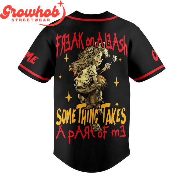 Korn Freak On Leash Something Takes Part Of Me Personalized Baseball Jersey