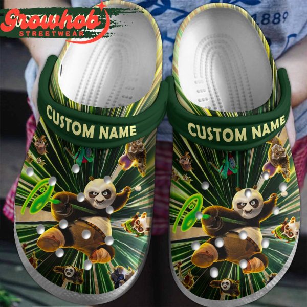 Kung Fu Panda  The Po Dragon Knight Personalized Crocs Clogs