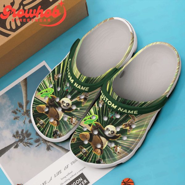 Kung Fu Panda  The Po Dragon Knight Personalized Crocs Clogs