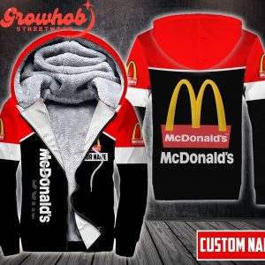 McDonald’s Custom Hoodie Fleece Jacket
