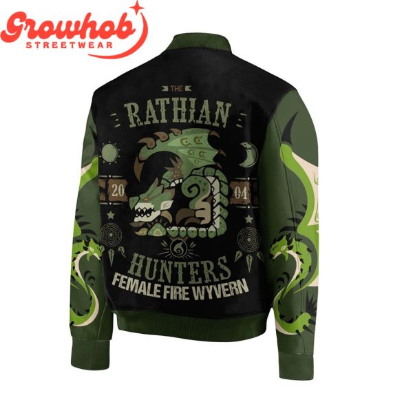 Monster Hunter Fans The Rathian Hunters Baseball Jacket
