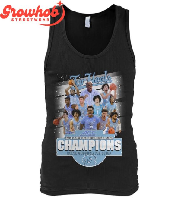 NC Tar Heels ACC Regular Season Men’s Basketball Champions 2024 T-Shirt