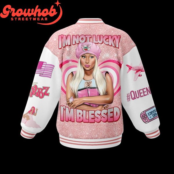 Nicki Minaj Queen I’m Not Lucky I’m Blesses Baseball Jacket