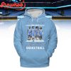 North Carolina Tar Heels 2024 ACC Champions Men Basketball Blue Hoodie Shirts