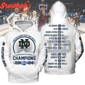 2024 Notre Dame Fighting Irish ACC Women’s Champions Hoodie Shirts White Design