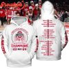 Ohio State Buckeyes Big 10 Regular Season Champions 2024 Hoodie Shirts Red