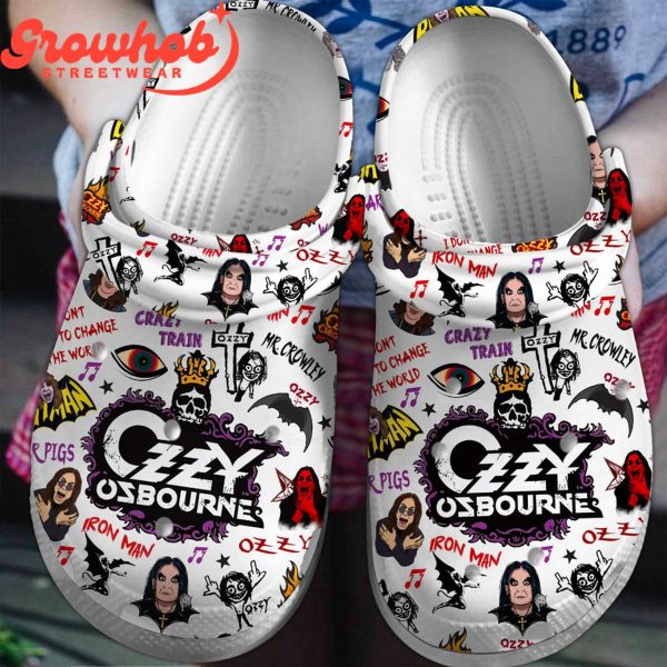 Ozzy Osbourne Crazy Train Crocs Clogs