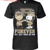 Iowa Hawkeyes Charlie Brown Snoopy Peanuts Forever Fan T-Shirt