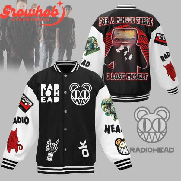 Radiohead For A Minute Here I Lost Myself Baseball Jacket For Fan