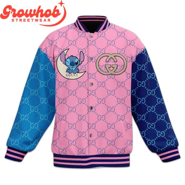 Stitch Is My Spirit Animal Blue Luxury Baseball Jacket