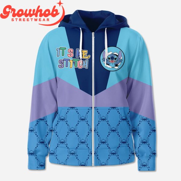 Stitch It’s Me Ohana Means Family Blue Hoodie Shirts