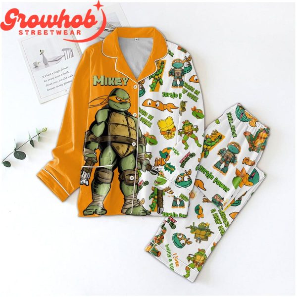 Teenage Mutant Ninja Turtles Mikey Turtle Power Polyester Pajamas Set