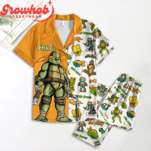 Teenage Mutant Ninja Turtles Mikey Turtle Power Polyester Pajamas Set