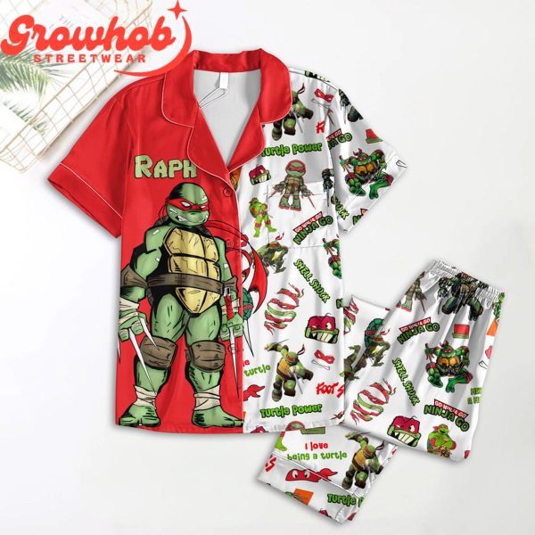 Teenage Mutant Ninja Turtles Raph Turtle Power Polyester Pajamas Set