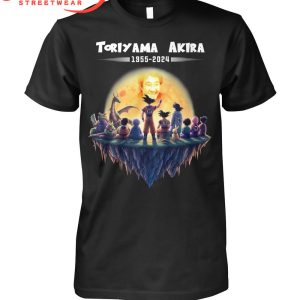 Thank You  Akira Toriyama Dragon Balls Fan Forever 1955-2024 T-Shirt